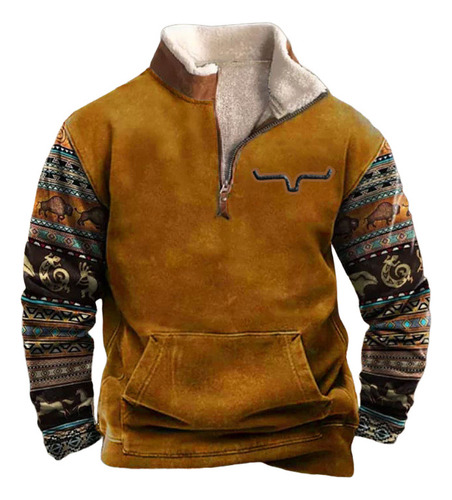 Chamarra Vaquera Western De Invierno Para Hombre