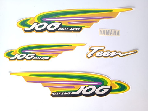 Jogo De Faixas Yamaha Jog 1998/1999 Amarela Lbm