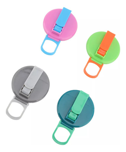 Gpp Pajitas De Silicona Con Tapa Para Lata De Refresco,