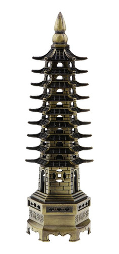 Torre Modelo Artesanía China Pagoda Cultural Feng Shui