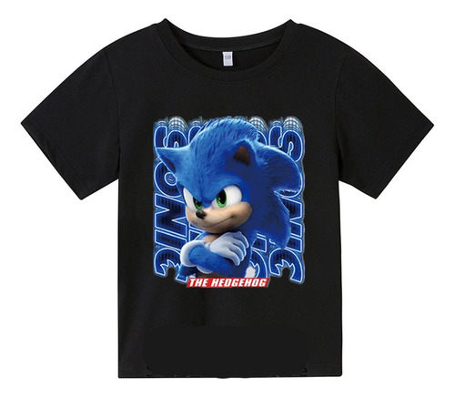 Polera Infantil Unisex Sonic Boom Game Pelicula Estampado