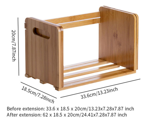 Mini Estantería De Escritorio, Estantería Ajustable Para