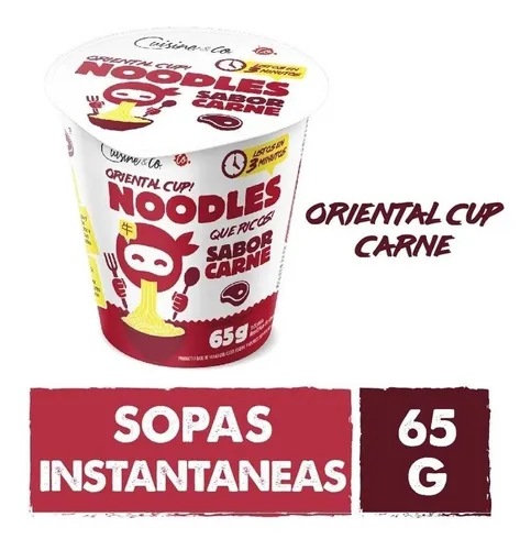 Sopa Instantánea Sabor Carne 65 Gr Cuisine & Co.