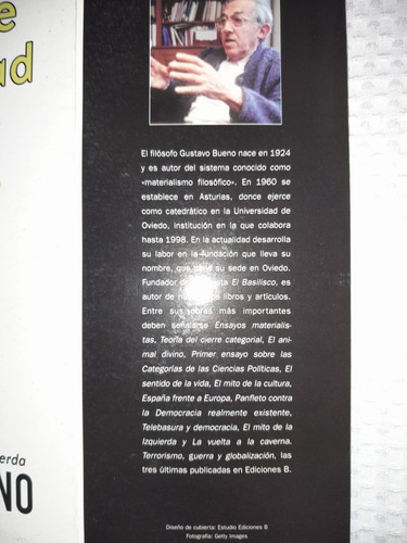 El Mito De La Felicidad, Gustavo Bueno. (Usado)