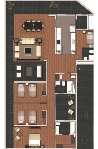 Imagen 20 de 20 de Arriendo Exclusivo Y Luminoso Penthouse A Pasos Jumbo Bilbao