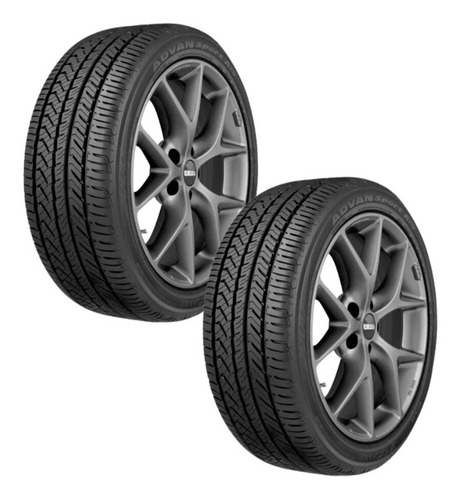 Paq 2 Llantas  225/45r17 Yokohama Advan Sport As V405