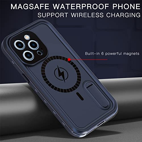 Funda Waterproof Para iPhone 13 Pro Max Azul-022