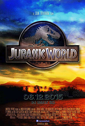 Pósters Jurassic World Mundo Jurásico 2015 - 10 Mod.