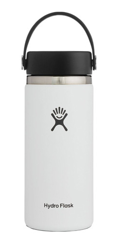 Botella Hydro Flask 16 Oz (0.47 L) Wide Mouth Flex Blanco - 