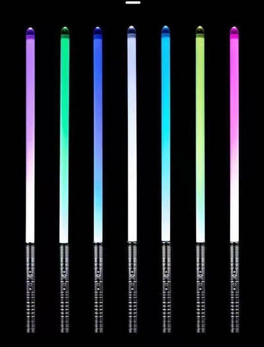 Sable De Luz Laser Mango Metal Sonido Con Efecto Colores Int