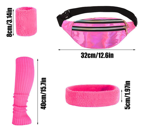 Accesorios Para Disfraces De Los 80 Conjunto De Accesorios P