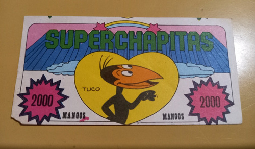 Tuco - Figurita Mangos Superchapitas Año 1972