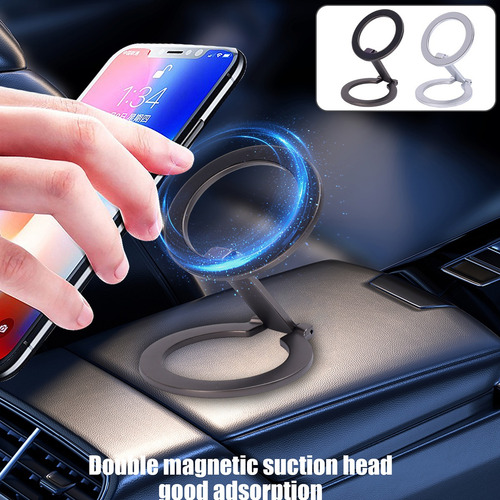 Soporte Magnético Doble Para Anillo De Teléfono Celular, Sop