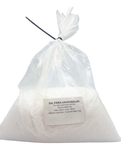 Imagen 1 de 5 de Sal Para Lavavajillas Regeneradora Y Antisarro X 5 Kg Qxq