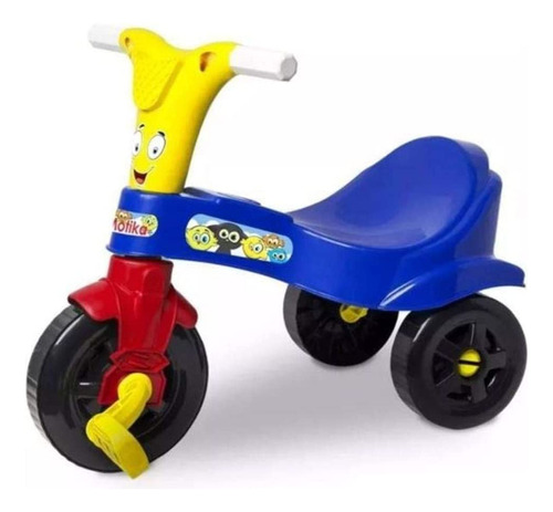 Motoca Crianca Motika Triciclo Brincar Infantil Bebe Azul
