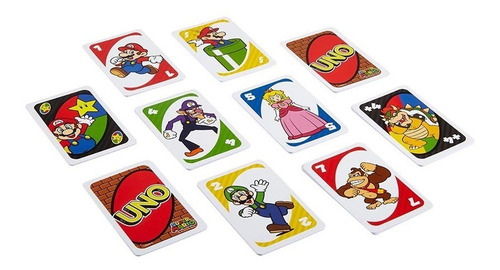 Juego de cartas Uno Super Mario Mattel DRD00