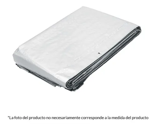 Lona Resistente Al Agua 3x6m Color Reforzada Color Blanca