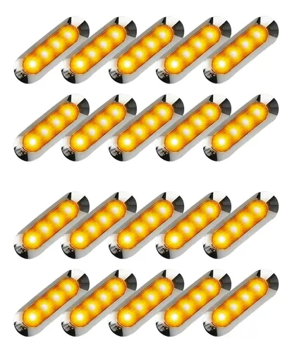comprar 20 Luces Led De Señalización Lateral Para Camiones Y Remolqu