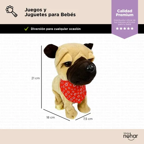 Perro Interactivo Puppy Dog Ladra Mascota Camina Ditoys
