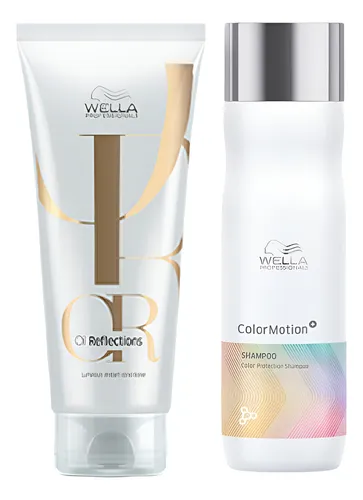 comprar Wella - Shampoo Color Motion, Acondicionador Oil Reflections