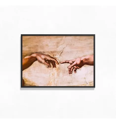 comprar Cuadro Poster 20x30 La Creacion De Adan Miguelangel