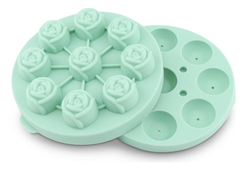 Molde De Hielo De Rosa 3d, Molde De Hielo De Silicona De 1.1