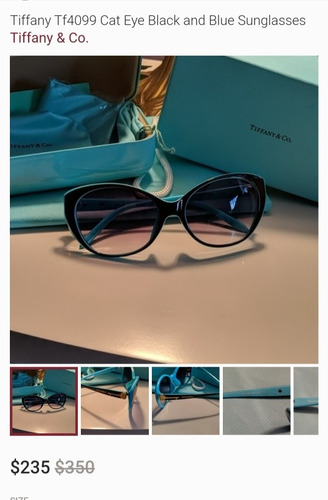 Lentes De Sol Tiffany 100% Original