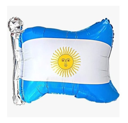 Globo Metalizado Bandera Argentina 50x60cm Mundial Belgrano