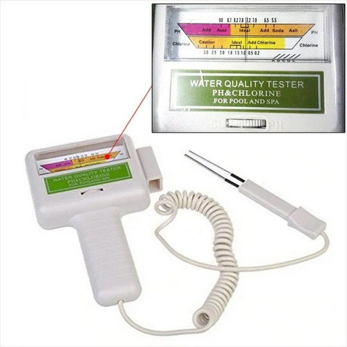 Imagen 4 de 8 de Medidor Analogico De Ph Y Cl Pc-101 Piscina Calidad Agua