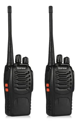 Walkie-talkie Baofeng BF 888S de 6 radios y frecuencia UHF color negro