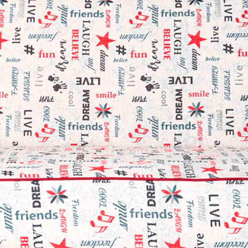 Sofa Cama Nuelma Estampado Rojo Y Negro Këssa Cdmx