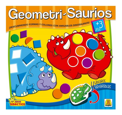 Juego Didáctico Infantil Geometri Saurios - Implas