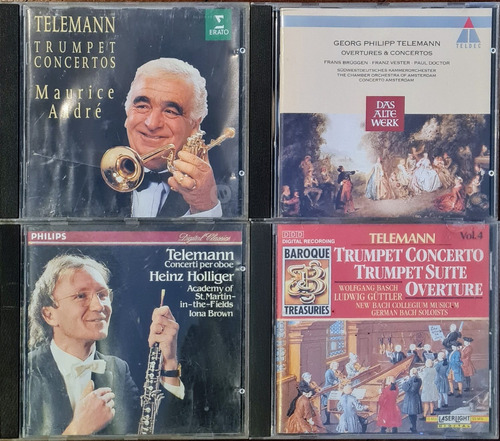 Lote 4 Cds Telemann