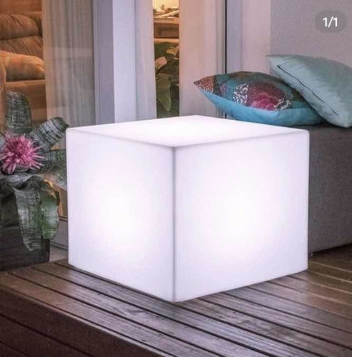 Cubo Iluminado - Puff Led - Mesa - Box 55