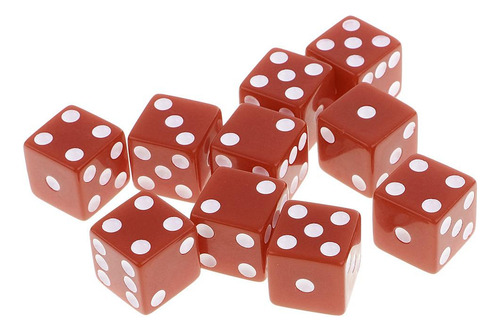 Set / 10pcs Six Sided D6 Digital D\\\\u0026d Rpg De Café