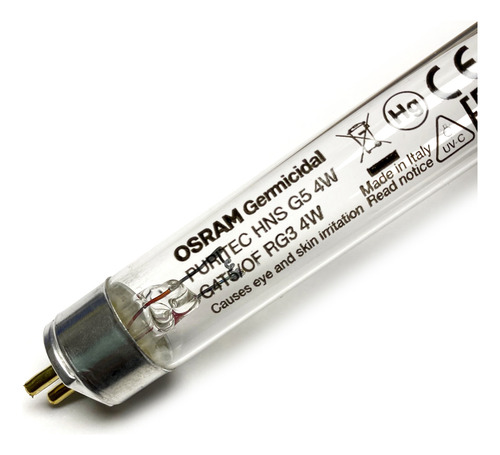 Lámpara Germicida Osram Puritec Hns G5 Uv-c 4w Tubo 15cm