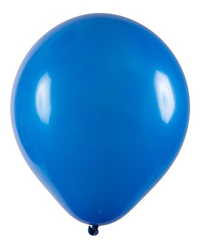 Balão Redondo Profissional Liso - Cores - 8 Buffet - 50 Un. Cor Azul