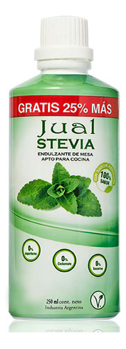 Edulcorante Stevia Natural Liquido Jual 200 Ml