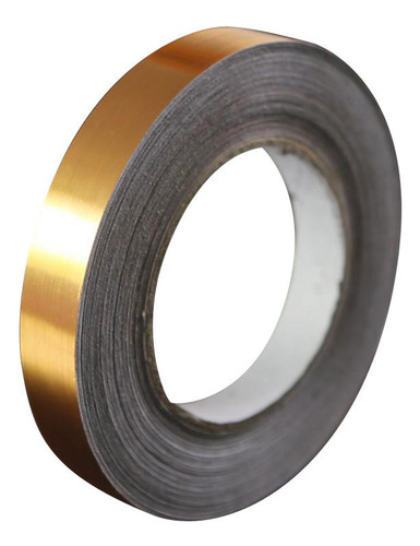 Etiqueta Engomada De Pared Lámina Dorada 5mm X 50m