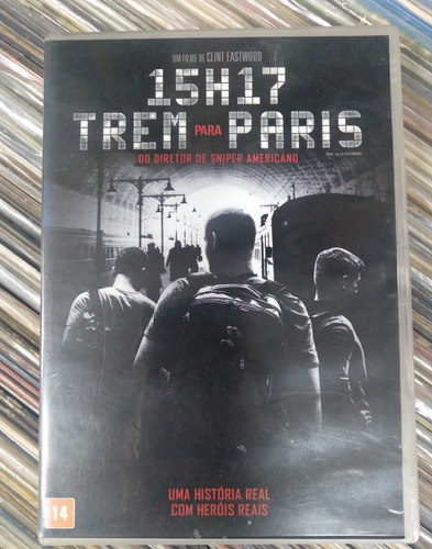 15h17 Trem Para Paris Dvd Clint Eastwood (Usado)
