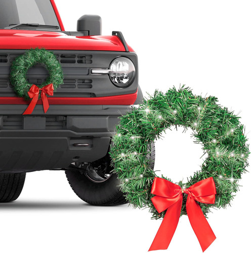 Corona De Navidad Para Automóvil, Camión, Suv, Decoración Co