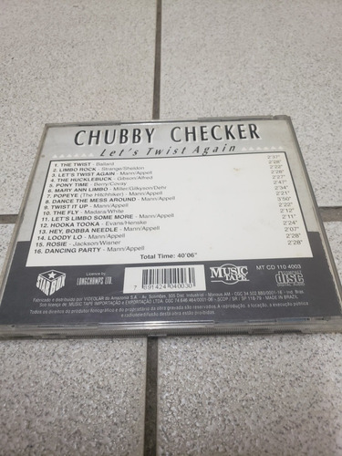 Cd Chubby Checker Let's Twist Again (Usado)