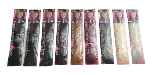 Kanekalon Pack De 10 Un Extension Cabello Postizo Peluqueria