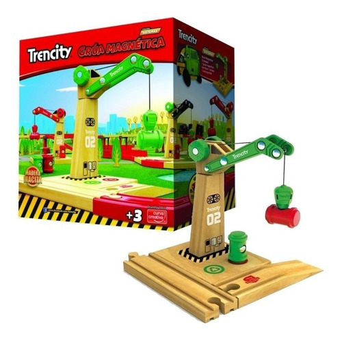Trencity Grúa Magnética Verde - Tienda Oficial -
