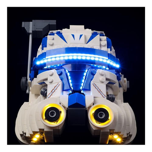 Kyglearing Led Light Kit Para El Capitán De Lego Rex Casco,