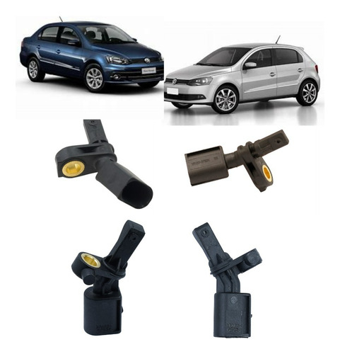 Jogo 4 Sensor Freio Abs Vw Polo 2017 2018 2019 2020 2021 22