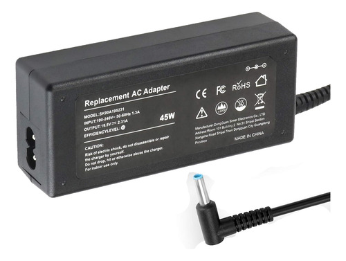 Cargador Para Notebook Hp 19.5v 3.33a Punta Azul Generico Gk