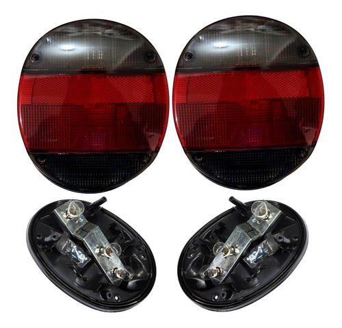 Vocho 74-04 Par De Calaveras Completas Con Focos Y Socket