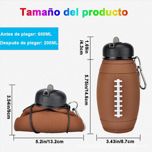 Deportes Botella De Agua Plegable Botella, Botella Plegable