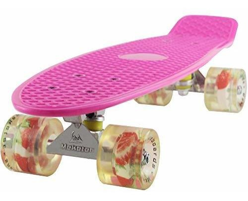 Meketec Skateboards Mini Cruiser - Patineta (56 Cm), Diseo